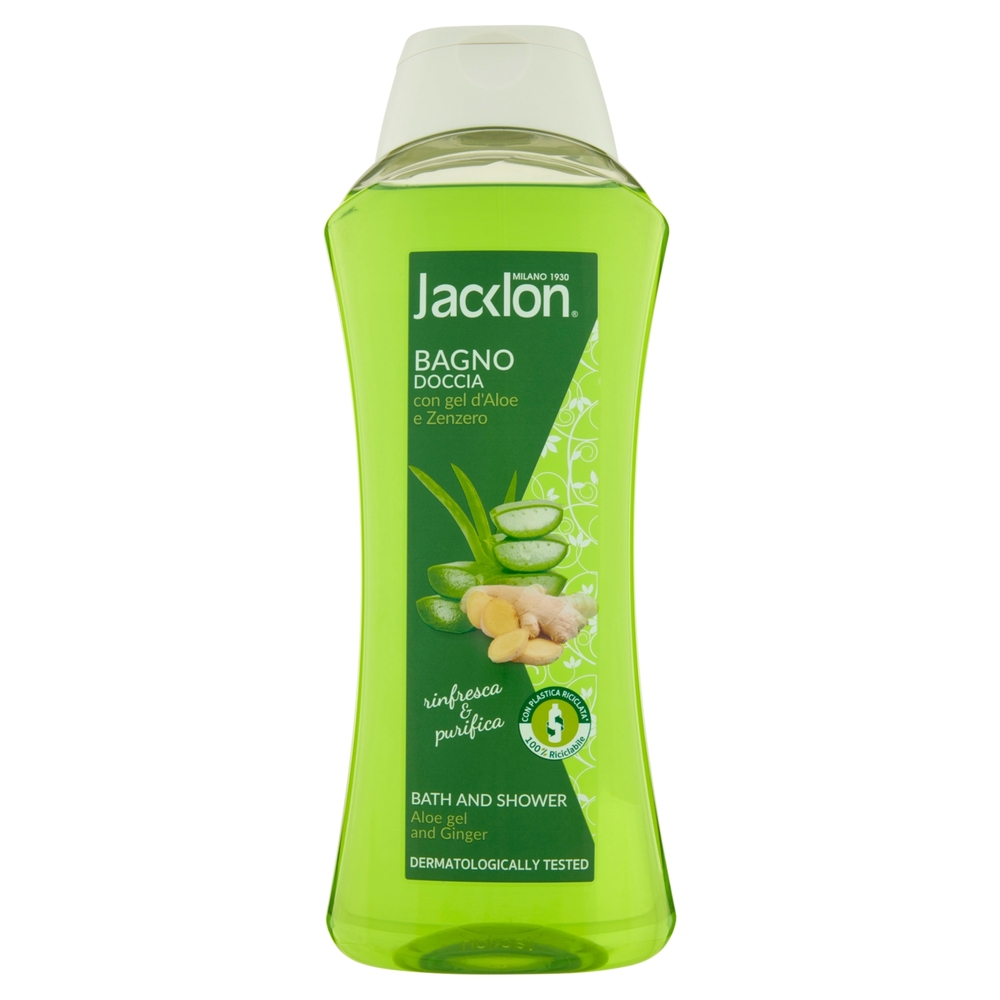 Jacklon Bagno Doccia con gel d'Aloe e Zenzero 1000 ml